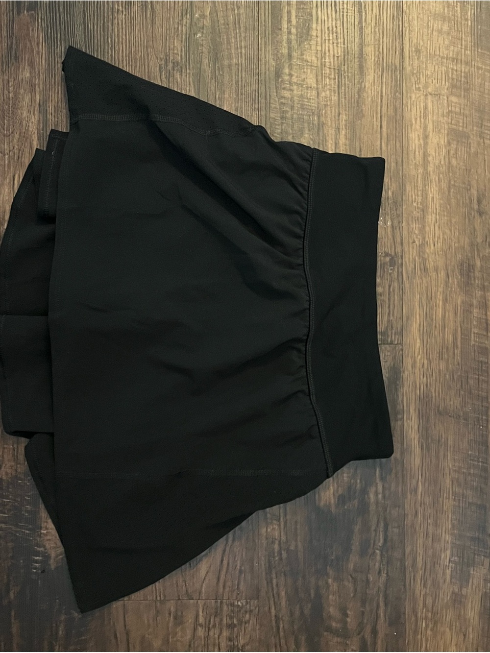 SPANX Black Activewear Skort with Wide Waistband